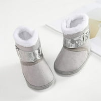 Unise novorođene bebe pamučne čizme Neklizajući potplat za dječake Dječji dječaci Zimske kožne cipele od novorođenčadi