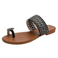Ženske sandale sandale sa ljetnom platformom Bohemia Flip flops ravne cipele casual thong sandale yutnsbel