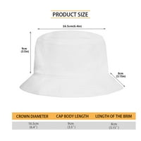 Nyznia Fisherman Hat UV zaštita za žene Muškarci Vanjska slatka panda kašika Sklopivi kapa za sunčanje