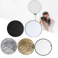 Sklopivi okrugli reflektor, izdržljiv čist lagani okrugli disk sa okruglim diskom sa vrećicom za pohranu za vanjsku za unutarnju za portretnu fotografiju