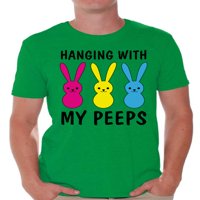 Majice za uskršnji zeko, sretan Uskrsni odjeću za njemu grafički novost TEE visi sa mojim majicama u zavičajima