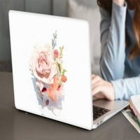 Kaishek plastična tvrda zaštitna kućišta za zaštitu za - otpustite MacBook Pro retina Prikaz Nema dodira + crni poklopac tastature Model: Pink serija 0301