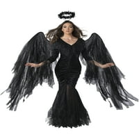 Sjajni kostimi zakrivljeni krila pala nebeski anđeonski ženski kostim X-Veliki 16-18