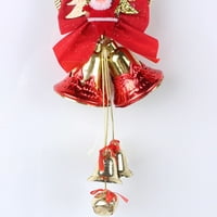 CSCHOME božićna zvona, viseći na trenamentu metalna zvona zvona za božićni odmor za višekratnu božićnu stablu školskog ormara izgled ukrasa