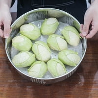 Košara za hranu za hranu Praktične ručke od nehrđajućeg čelika za parobrod zgušnjavanje bun Steamer Grid za kućni kuhinjski restoran