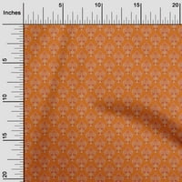 Onuone Rayon narančaste tkanine azijske cvjetne pločice haljina tkanina za ispis tkanine sa dvorištem širom