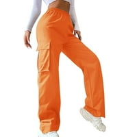 Žene Trendy Streetwear Baggy Hlače sa džepovima Široke pantalone za noge Labavi kombinezoni duge hlače L - podudaranje hlača