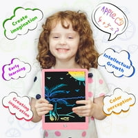 Grebean LCD pisaći tablet, toddler doodle ploča šarena ploča za crtanje, izbrisana ploča za pisanje za djecu, proizvodne poklone za obrazovanje i učenje za godine stariji dječak i djevojke