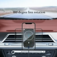 15W magnetski bežični automobil za iPhone Pro Pro, moćan usisni auto-usklađivanje mag-sigurnosnog automobila, kompatibilan sa magsafe futrole