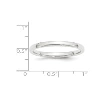 Dame Platinum Comfort Fit Vjenčani prsten