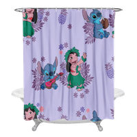 LILO & Stitch tuš za zavjese crtane zavjese s grobnicama i kukama Tkanina vodootporna zavjesa za kupatilo hotela