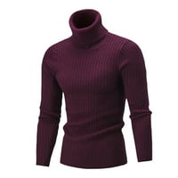 Paptzroi Dukseri rukav muški vrhovi jesen casual boja pulover Čvrsta zimska dugačka bluza