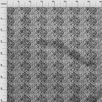 Onuone pamučno kambric bijela tkanina Leopard Životinjska koža Diy Odjeća za preciziranje tkanine Print tkanina širokog dvorišta