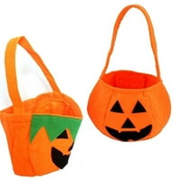 Yeektok Halloween bundeve bombone torbe ili tretirajte torbu za bombon od bundeve za djecu sa igračkama naranče