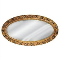 5045BZ serpentinski ovalni ogledalo - bronza