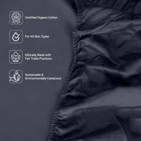 FabDreams dobiva certificiranog percale tkanja organski pamučni twin XL Opremljeni list