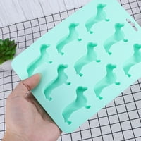 Ledeni kocke ladice silikonske ladice za jazavčarske poklone kalupe proizvođač mokraća pug smiješno za višekratnu upotrebu