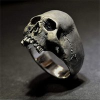 Modni prsten sawvnm Halloween Memento Retro lubanja prsten za žene muškarci angažman vjenčanje nakit dodaci poklon veliki pokloni za manje