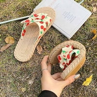 Ravne sandale za žene boemske otvorene nožne cipele na plaži Papuče cipele Flat plaže sandale