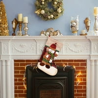 Božićne čarape Božić Božićni poklon Božićni uzorak Old Man Božićni dekoracija Božićni privjesak Božić Božić Božić Početna Kamin Dekoracija Pokloni