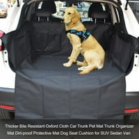 Deblji križe otporan na ujeda Oxford Car Trunk Pet Mat Trunk Organizator mat za zaštitu od prljavštine zaštitni met jastuk za pse za suv Sedan Van
