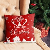 Rovga Početna Dekorativni jastuk pokriva božićni posteljina zagrljaj jastuk bo santa jastuk na kauč na kauču kauč kauč kauč kauč kauč kauč na razvlačenje