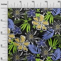 Onuone pamučna svila Žuta tkanina apstraktna cvjetna DIY odjeća za preciziranje tkanine za ispis tkanina sa širokim dvorištem
