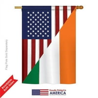 Breezer Decor americ Irsko prijateljstvo 2-strana vertikalna kuća za izgled kuće - u