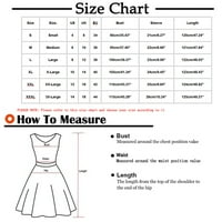 Hueook haljine za žene plus veličine V-izrez Solidna boja kratka rukava majica haljina modna casual duga haljina