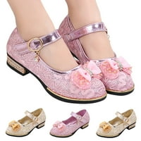 Sandale princeze Sandale za bebe princeze cipele Rhinestone luk sandale plesne cipele biserne bling cipele s jednom dječjom cipele cipele