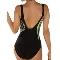 Wendunide kupaći kostimi, žene ljetne kupaće kostime za skidanje bez letstva plaža Sijamski kupaći kostim bikini set zelena m