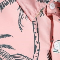 Muška majica casual stilski ljetni modni casual havajska sitnica majica majica kratka rukava na plaži