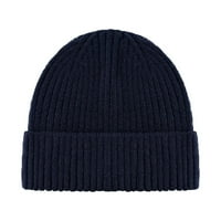 Wofedyo kape za muškarce vruća meka pređu po mjeri obični pleteni zimski šešir Beanie kape za Mennavy