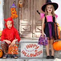 Halloween Candy torba Netkana tkanina Pumpkin Ghost Bat Chocolate Biscuit Grink Goodeoes Poklon pakiranje ručke zabave
