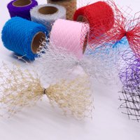 Dekor vrpce Hesocy Carbon izvrsna izrada Jednostavna za korištenje neto ukrasne pjenušava DIY mrežasta vrpca za ukras za zabavu